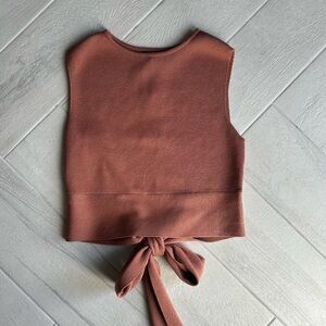 Wild fable knit tie back tank
